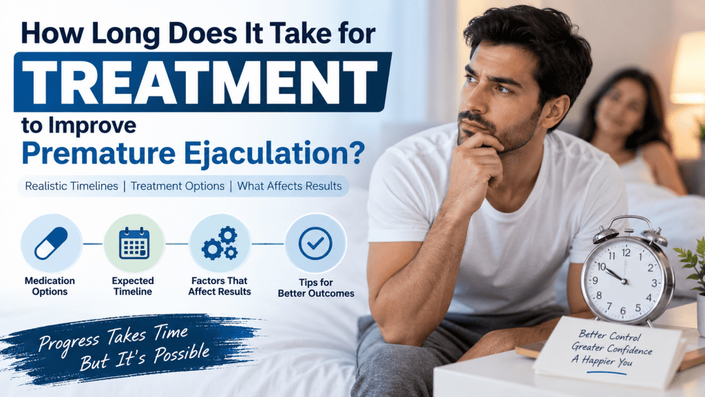 Premature ejaculation treatment time and expected results